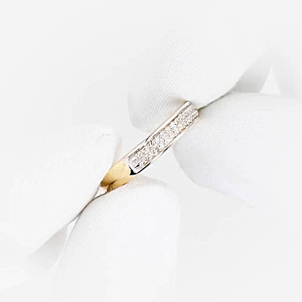 Кольцо с бриллиантами из красного золота 585 пробы 1