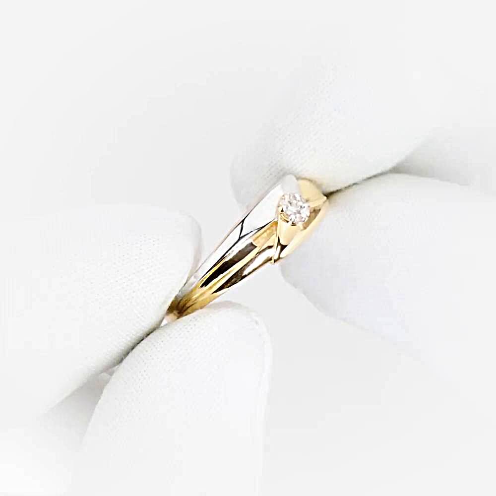 Кольцо с бриллиантами из красного золота 585 пробы 1