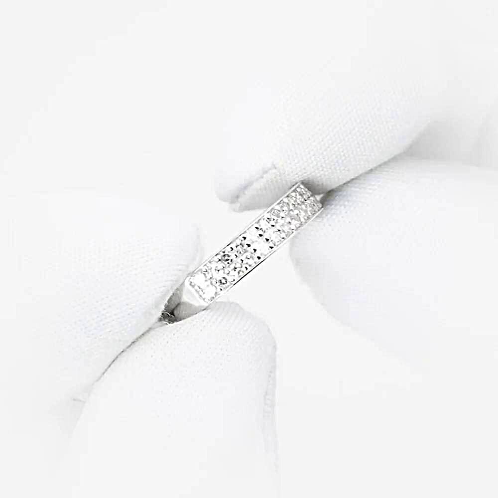 Кольцо с бриллиантами из белого золота 585 пробы 1