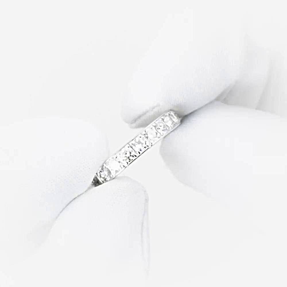 Кольцо с бриллиантами из белого золота 585 пробы 1