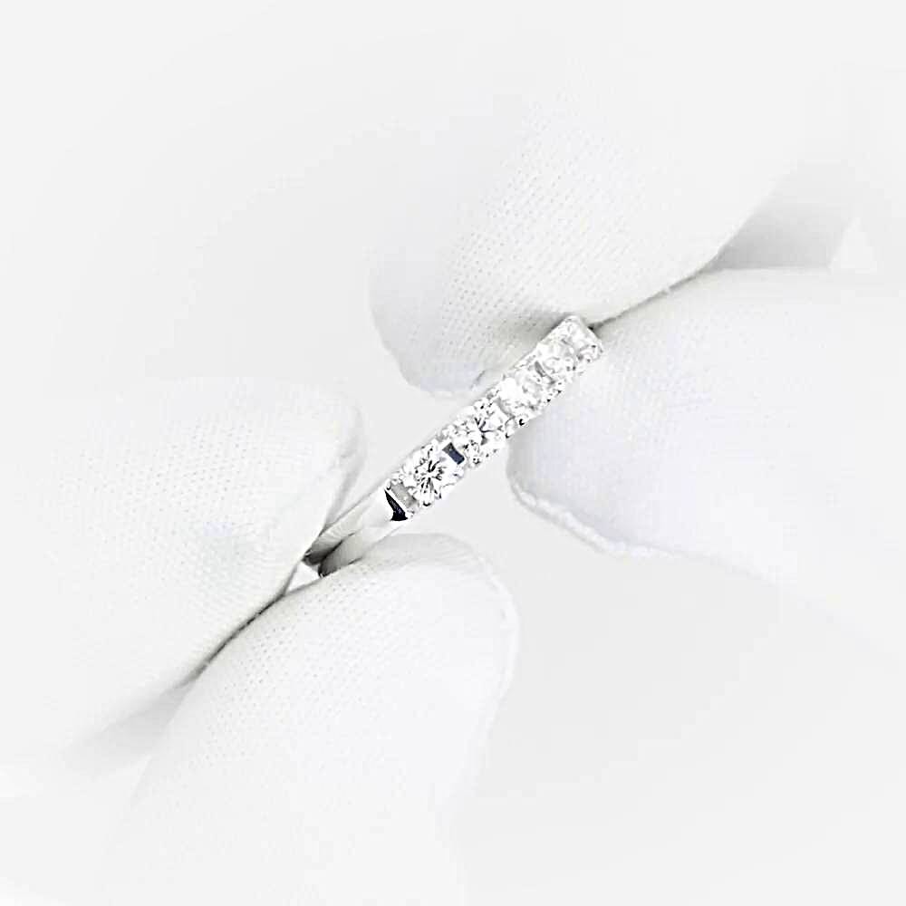 Кольцо с бриллиантами из белого золота 585 пробы 1