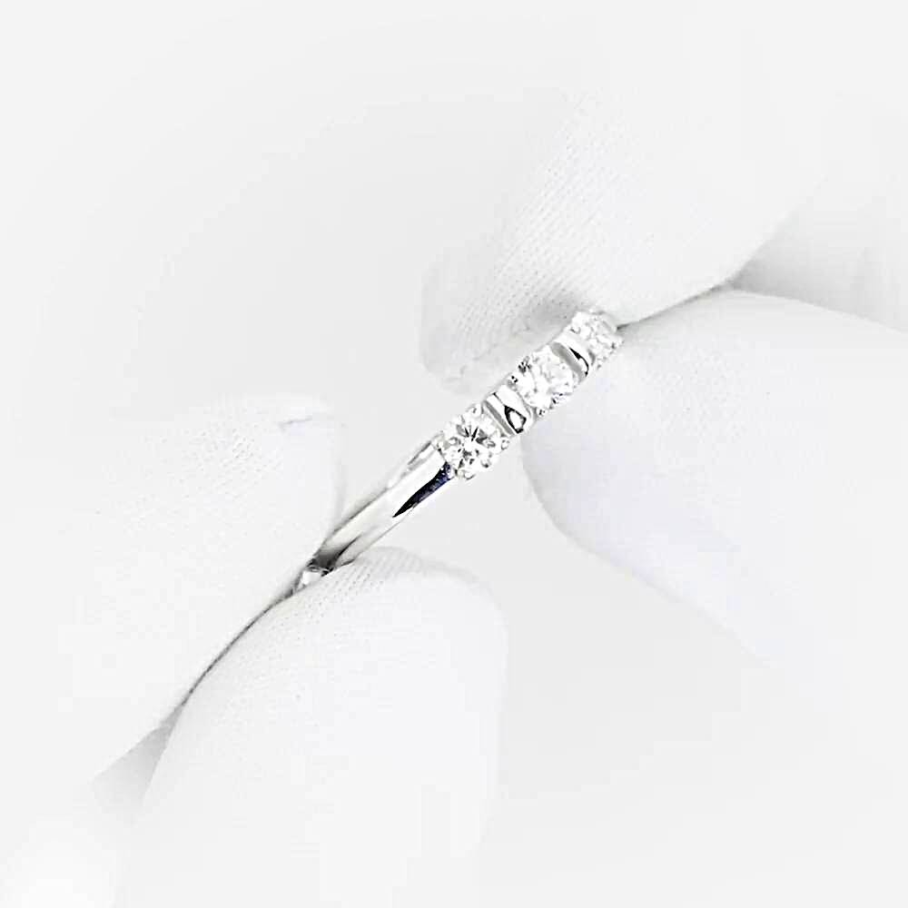 Кольцо с бриллиантами из белого золота 585 пробы 1