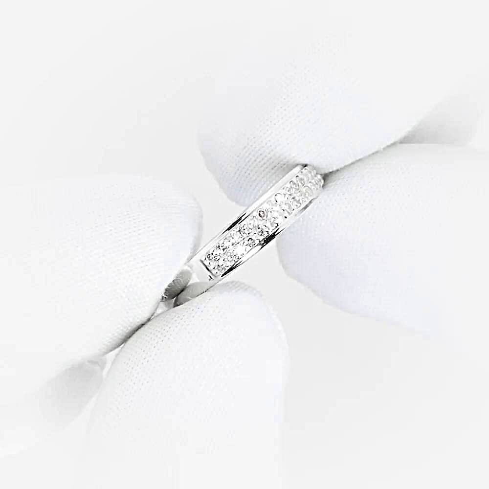 Кольцо с бриллиантами из белого золота 585 пробы 1