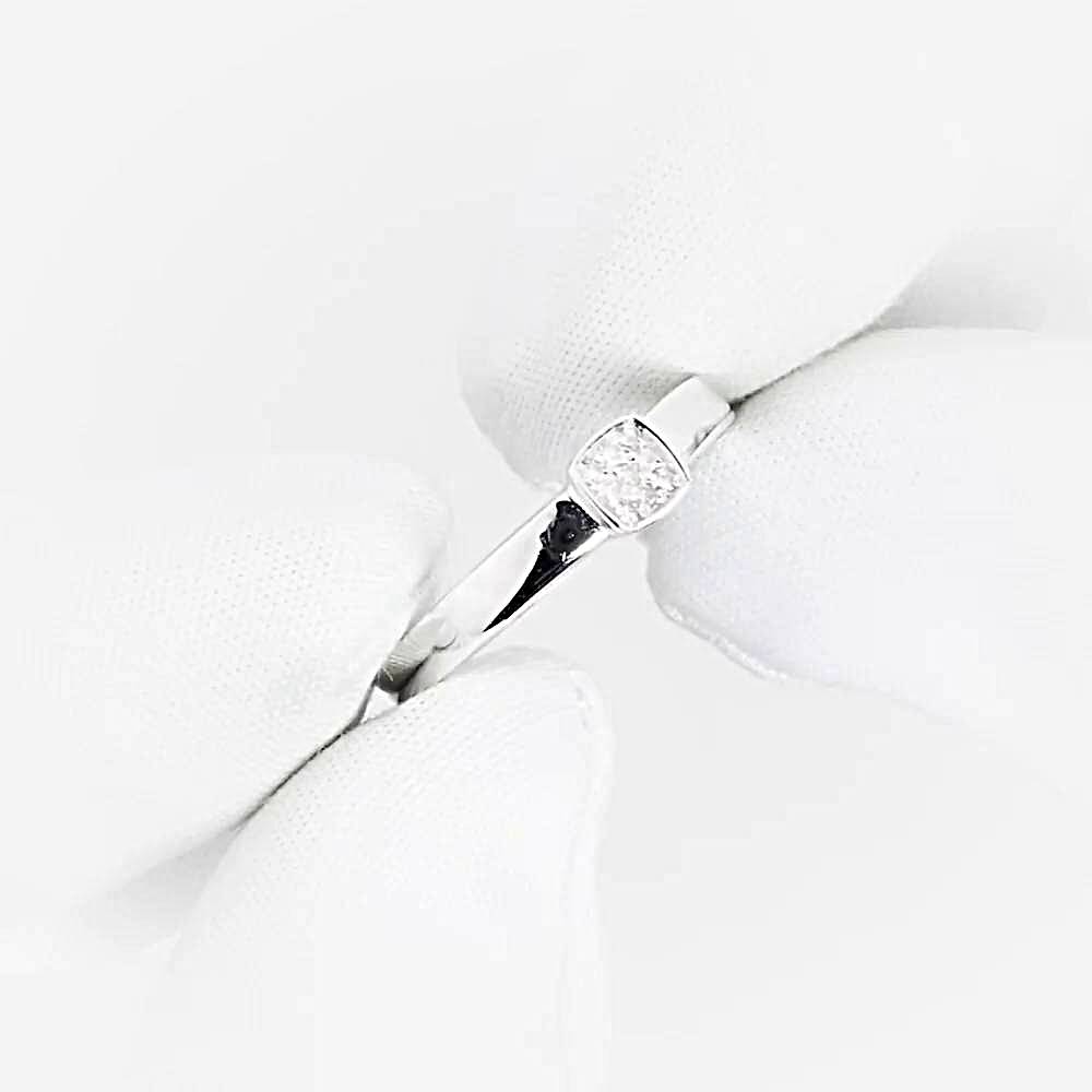 Кольцо с бриллиантами из белого золота 585 пробы 1