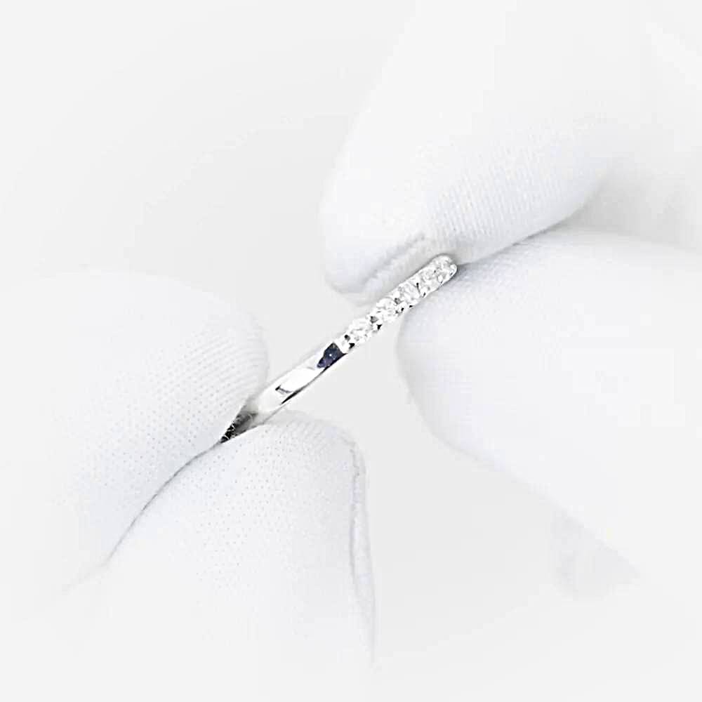 Кольцо с бриллиантами из белого золота 585 пробы 1