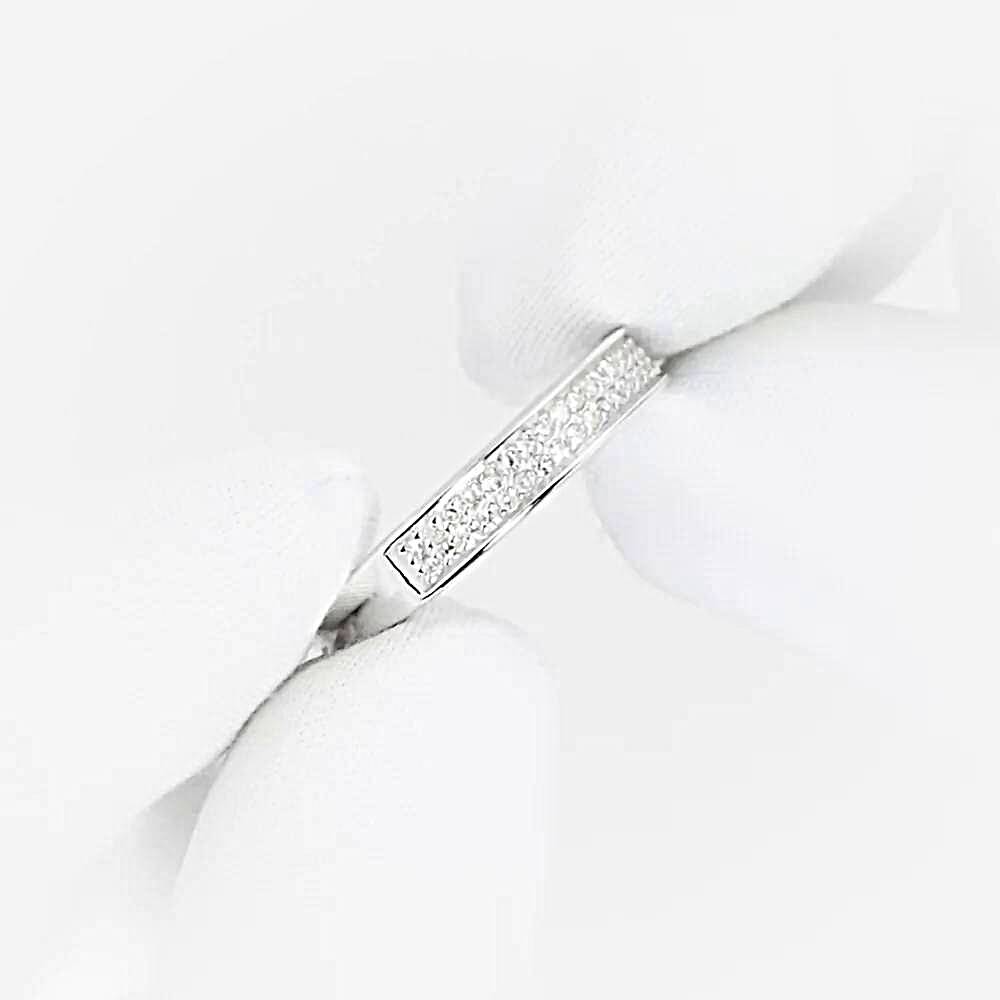 Кольцо с бриллиантами из белого золота 585 пробы 1