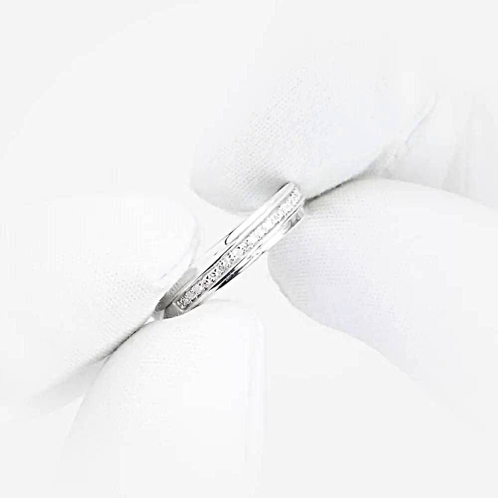 Кольцо с бриллиантами из белого золота 585 пробы 1