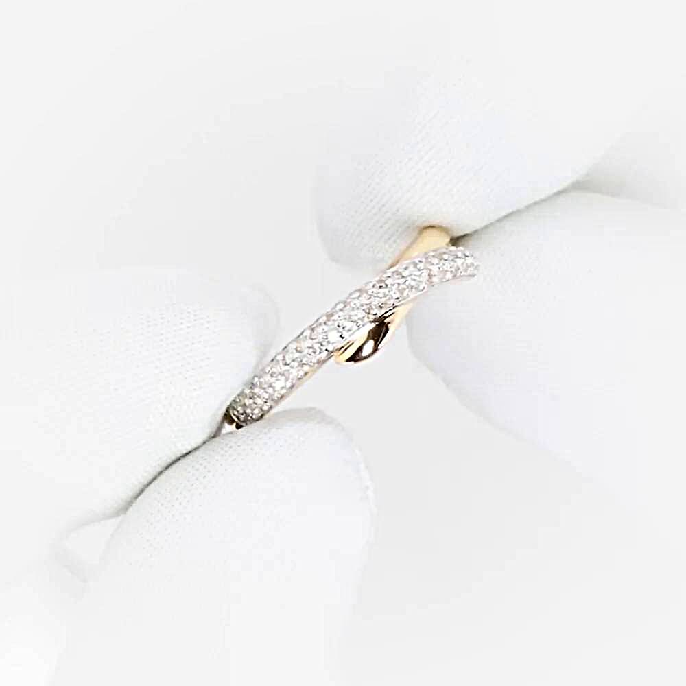 Кольцо с бриллиантами из красного золота 585 пробы Кольцо с бриллиантами из красного золота 585 пробы