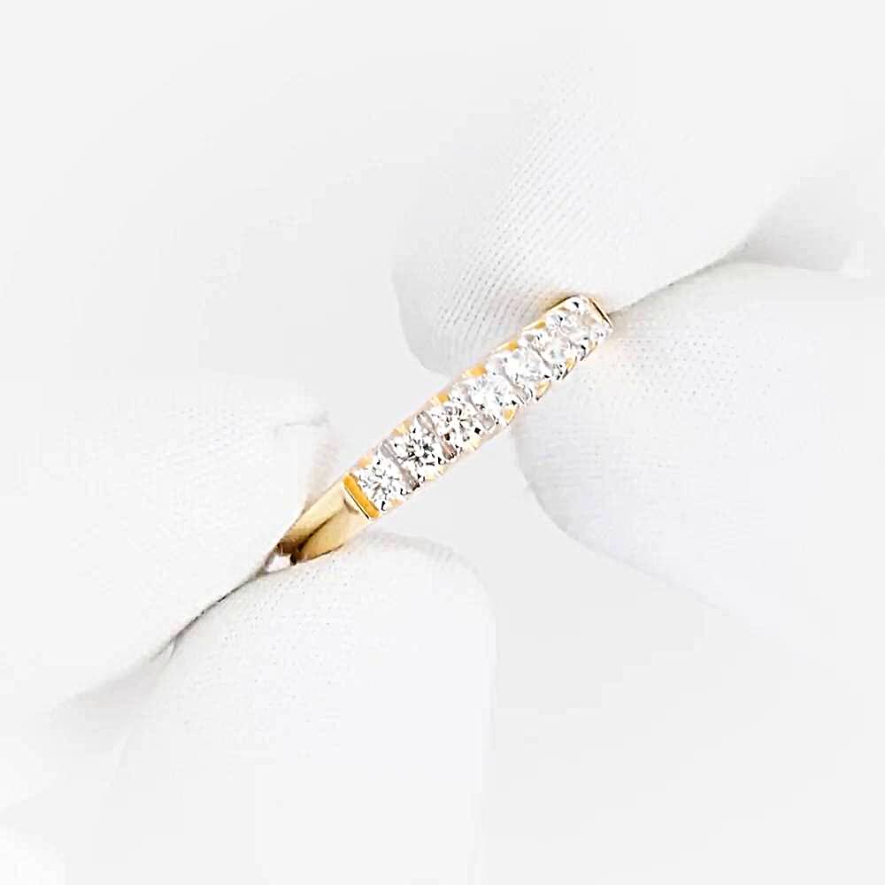 Кольцо с бриллиантами из красного золота 585 пробы