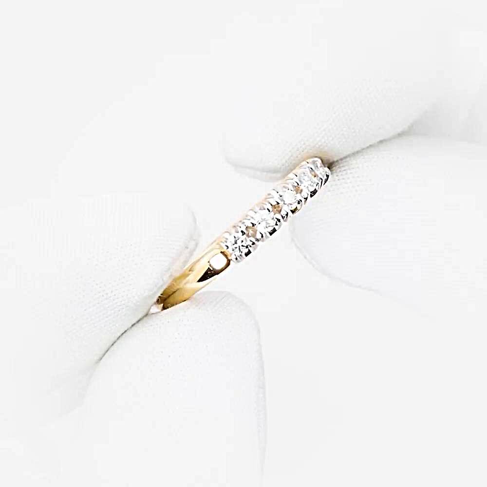 Кольцо с бриллиантами из красного золота 585 пробы 1