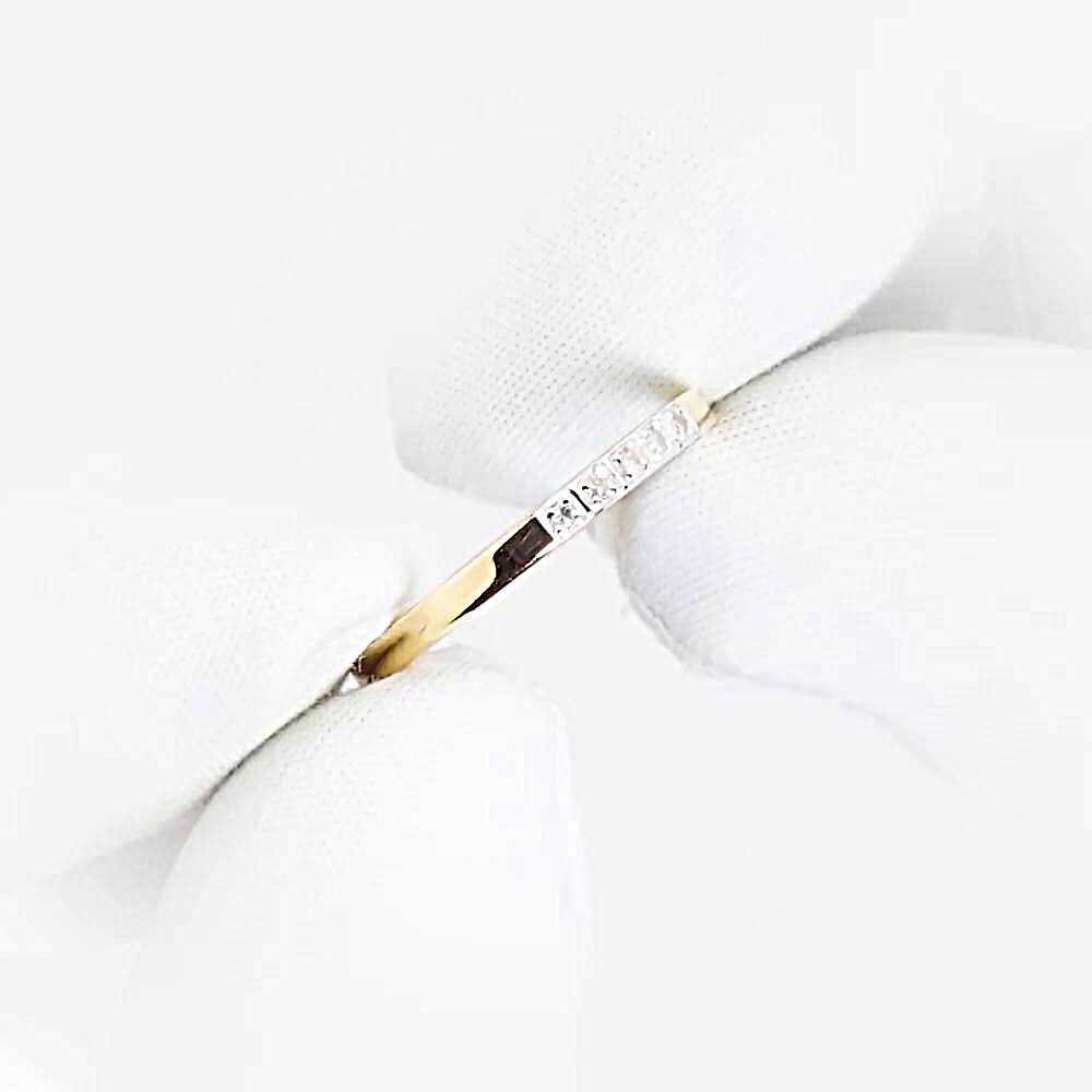 Кольцо с бриллиантами из красного золота 375 пробы 1