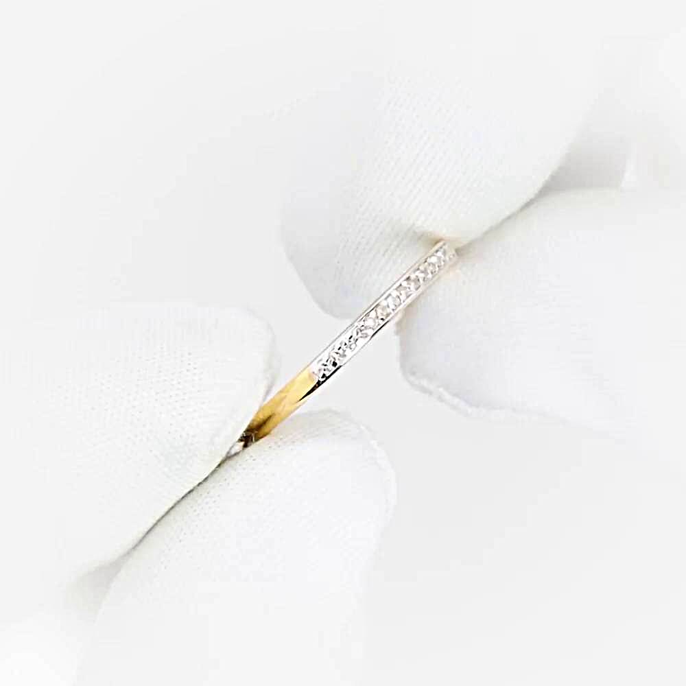 Кольцо с бриллиантами из красного золота 375 пробы 1