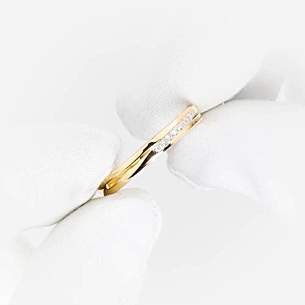 Кольцо с бриллиантами из красного золота 375 пробы 1