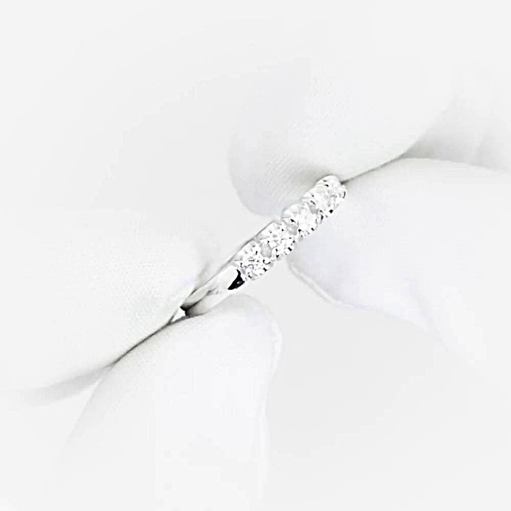 Кольцо с бриллиантами из белого золота 585 пробы 1