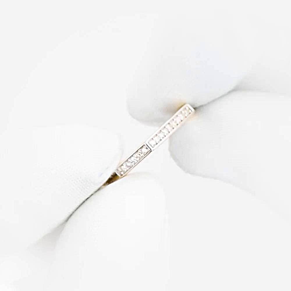 Кольцо с бриллиантами из красного золота 585 пробы