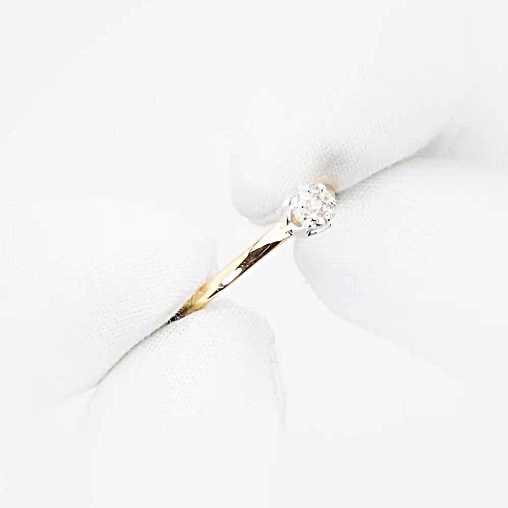 Кольцо с бриллиантами из красного золота 585 пробы Кольцо с бриллиантами из красного золота 585 пробы