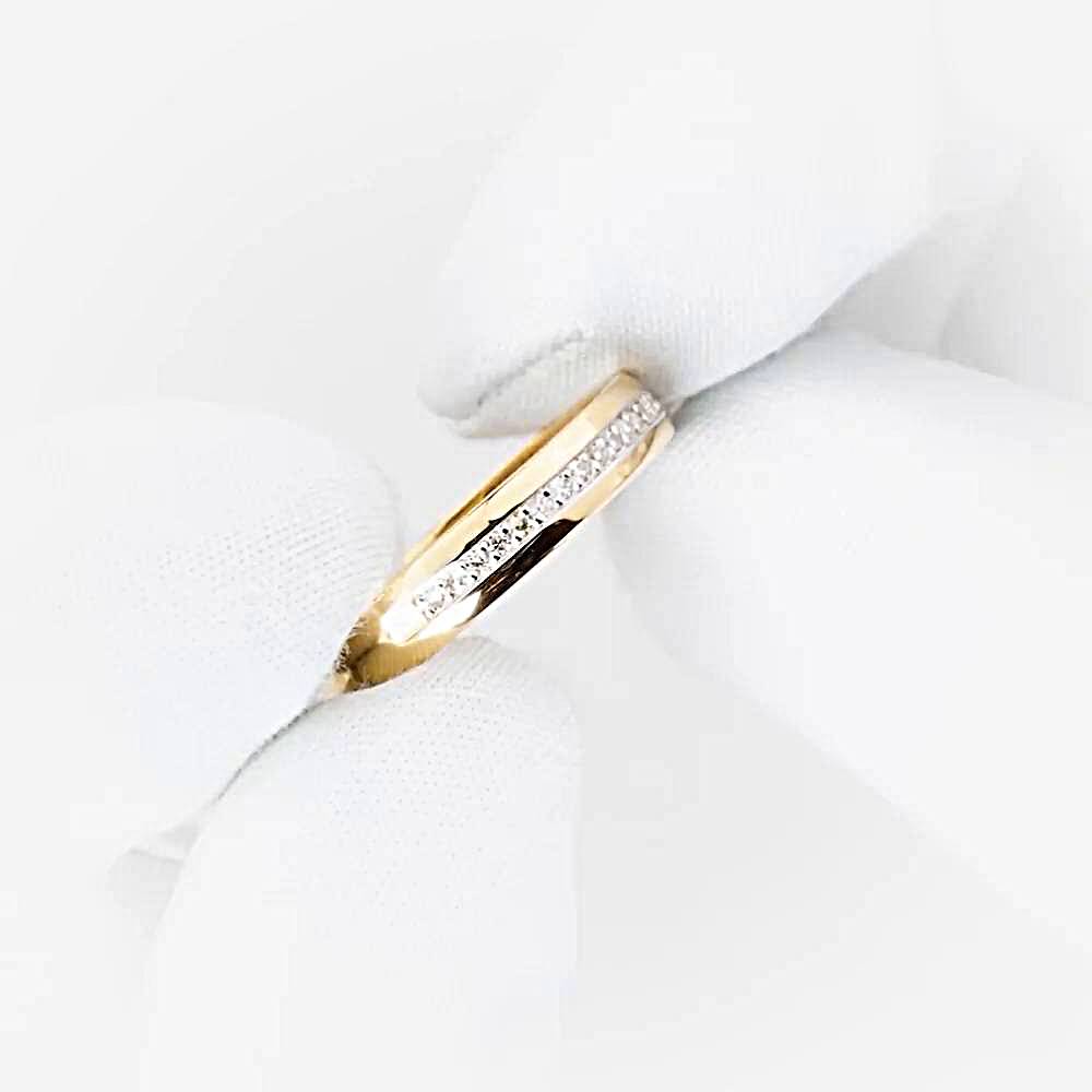 Кольцо с бриллиантами из красного золота 585 пробы