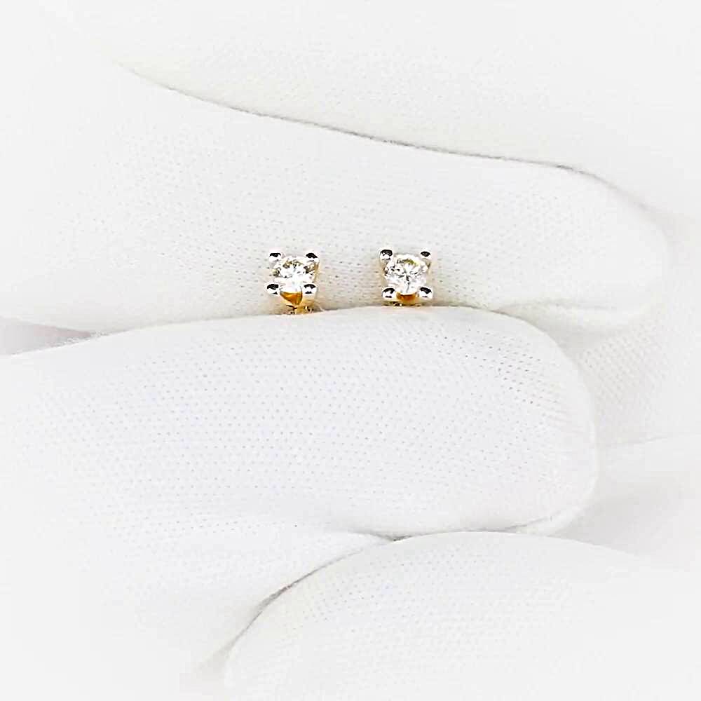 Серьги с бриллиантами из красного золота 375 пробы 1