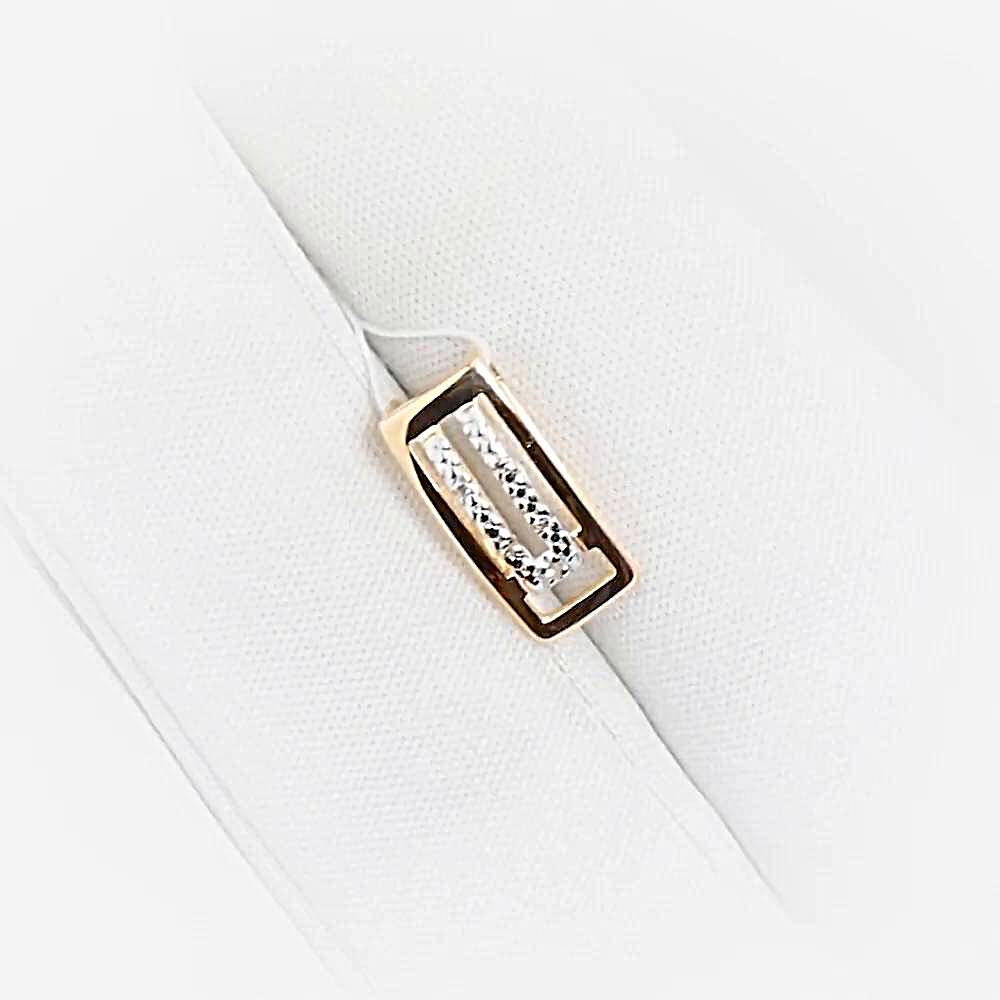 Подвес с бриллиантами из красного золота 585 пробы 1