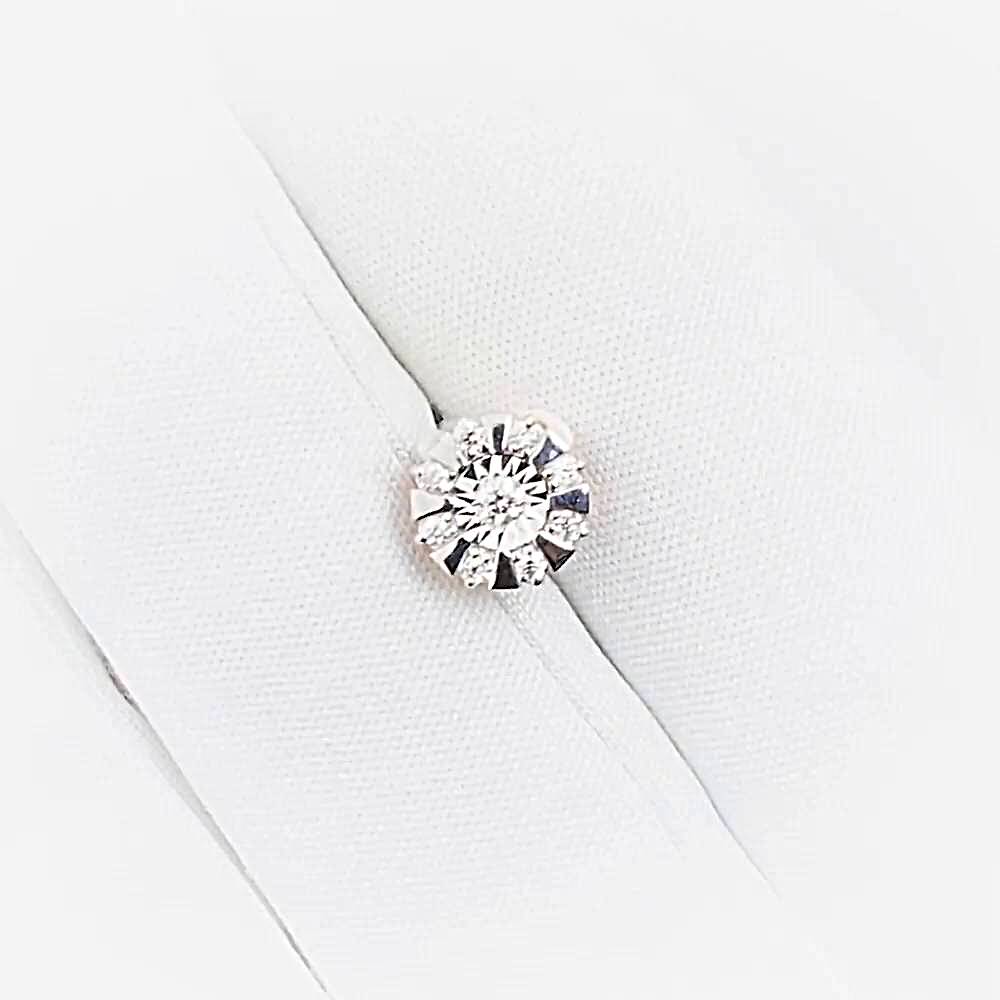 Подвес с бриллиантами из красного золота 585 пробы Подвес с бриллиантами из красного золота 585 пробы