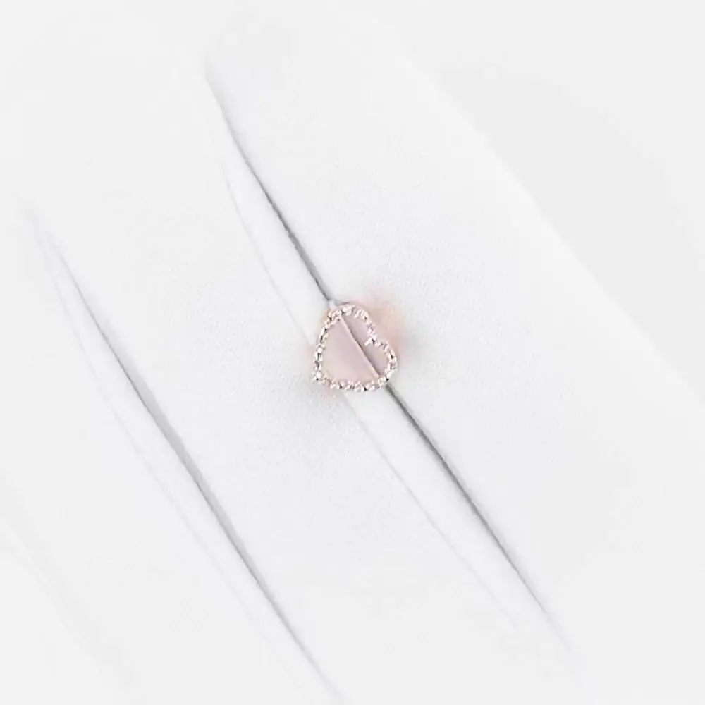 Подвес с бриллиантами из красного золота 585 пробы 1