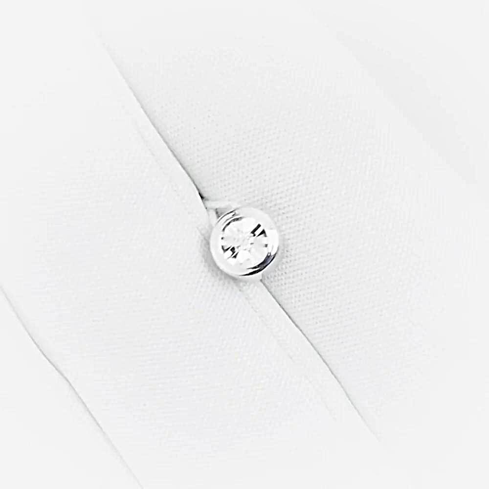 Подвес с бриллиантом из белого золота 585 пробы