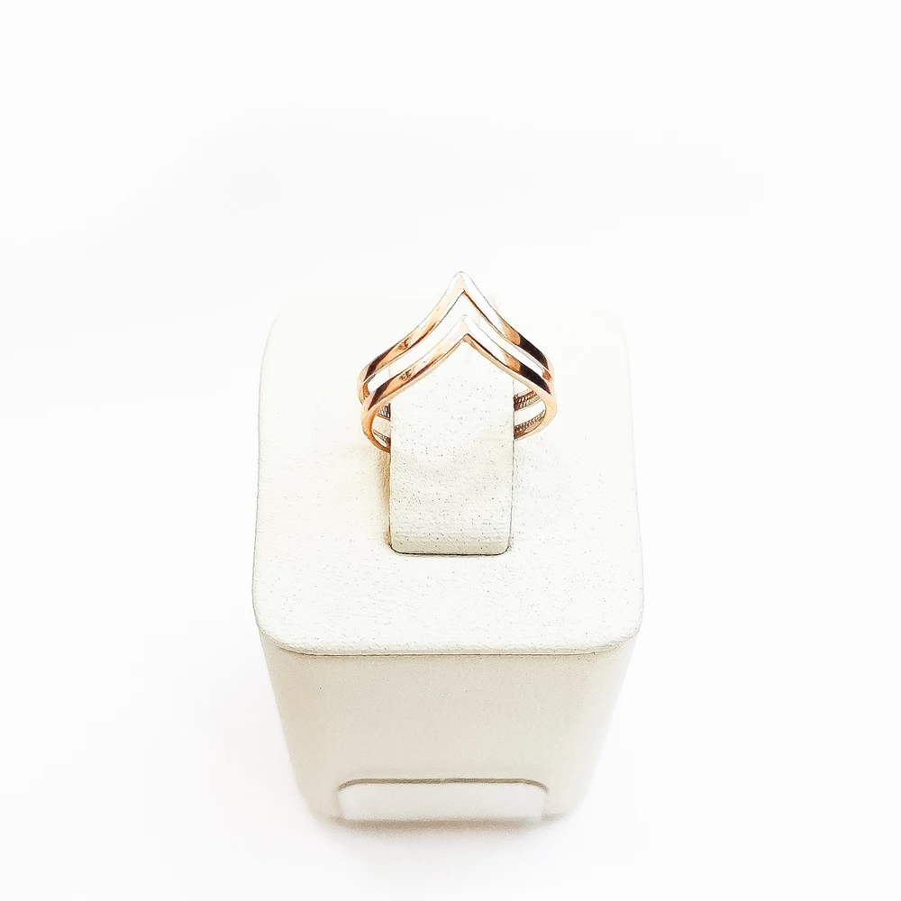 Кольцо из красного золота 585 пробы 1