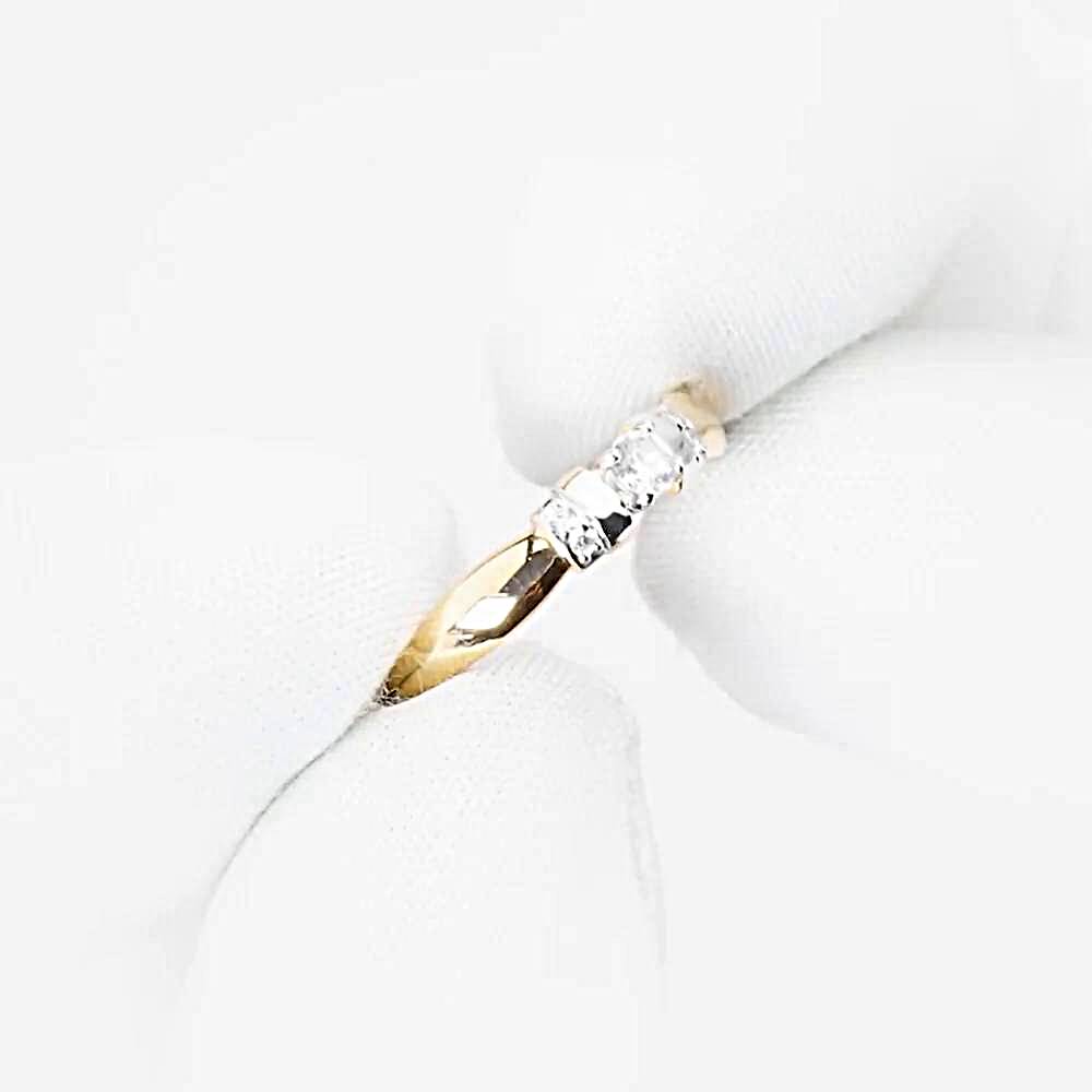 Кольцо с фианитами из красного золота 375 пробы 1