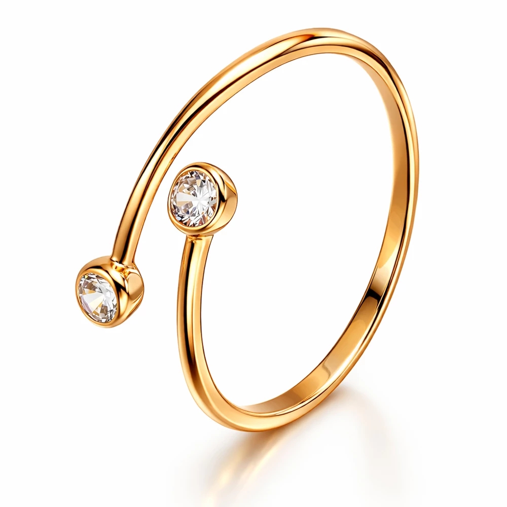 Кольцо с фианитами из красного золота 375 пробы