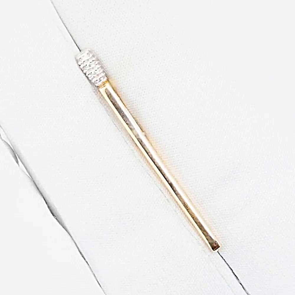 Подвес с фианитами из красного золота 585 пробы