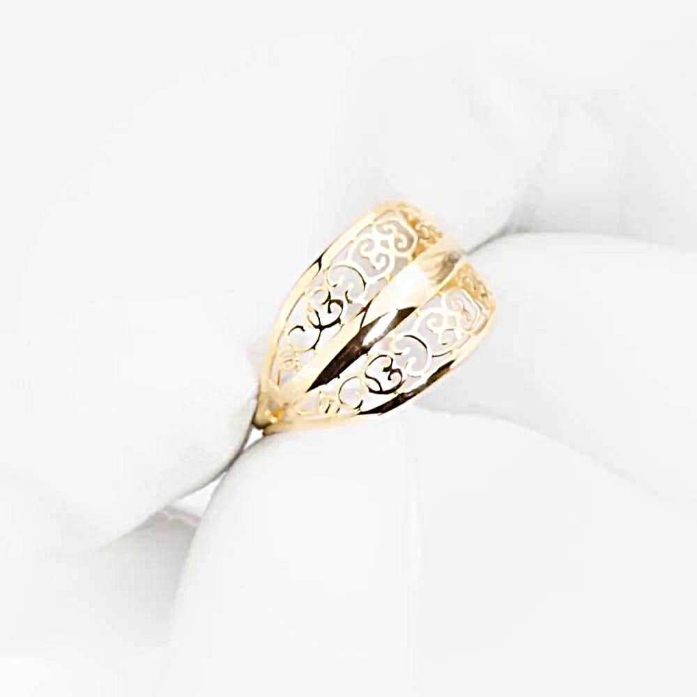 Кольцо из красного золота 585 пробы 1