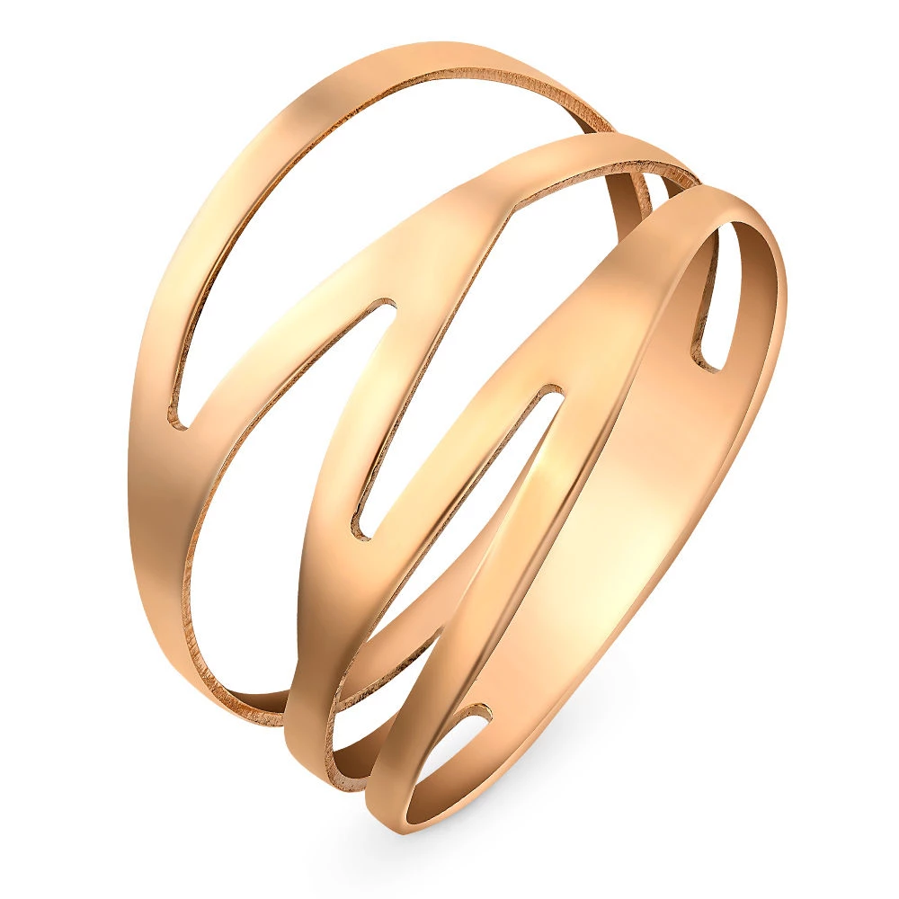 Кольцо из красного золота 375 пробы 1