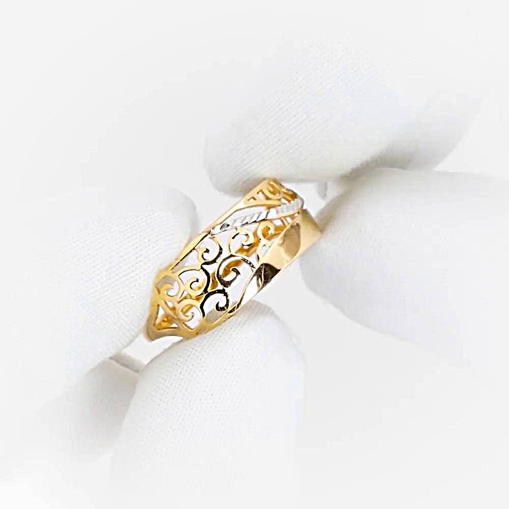 Кольцо из красного золота 585 пробы 1