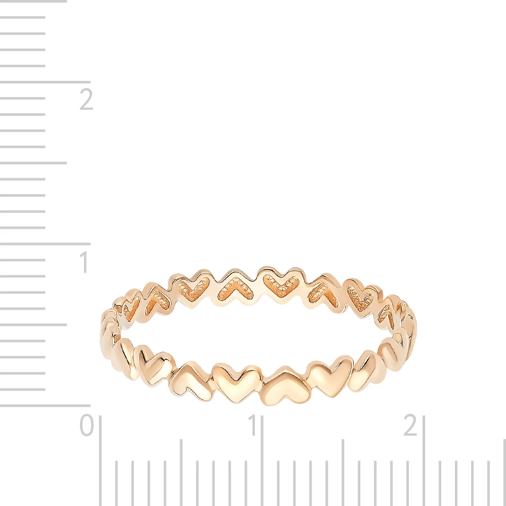 Кольцо из красного золота 585 пробы 2