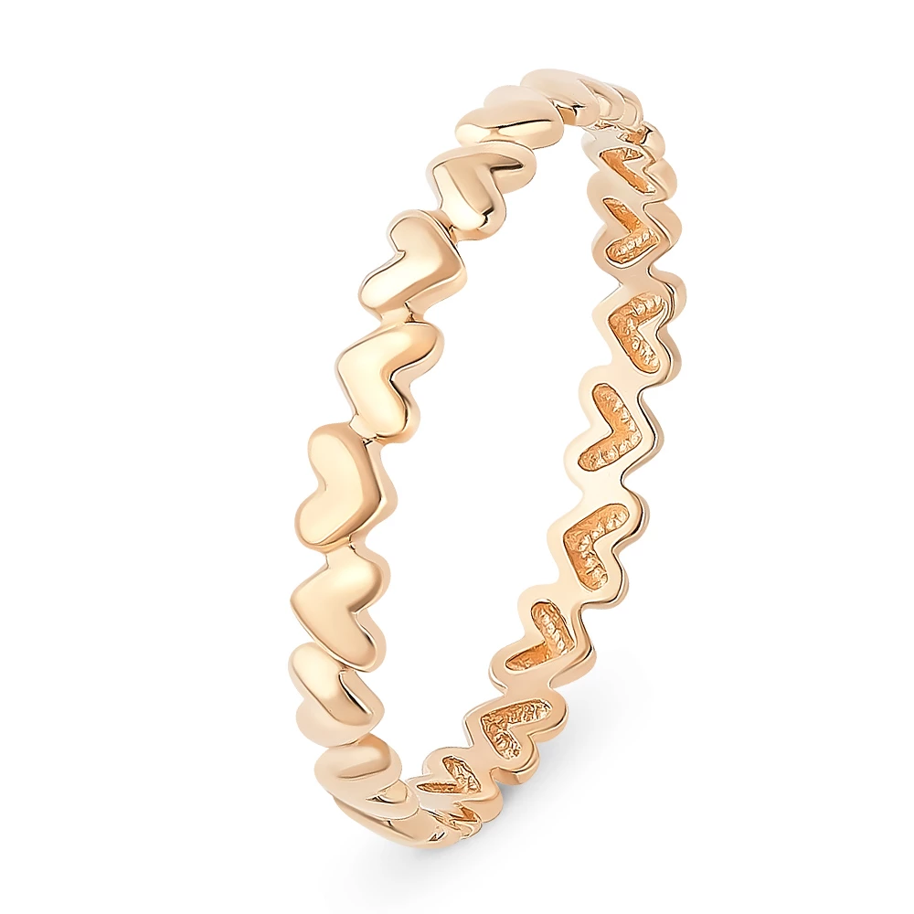 Кольцо из красного золота 585 пробы 1