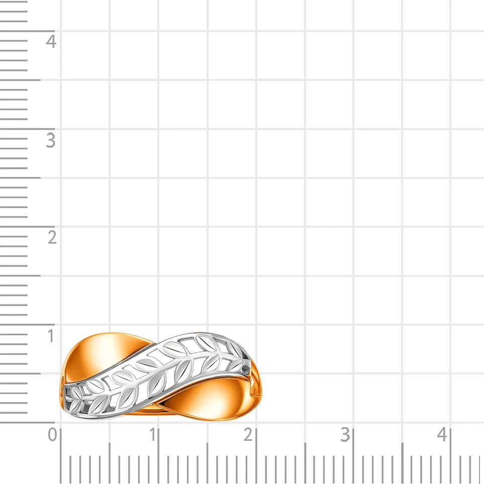 Кольцо из красного золота 585 пробы