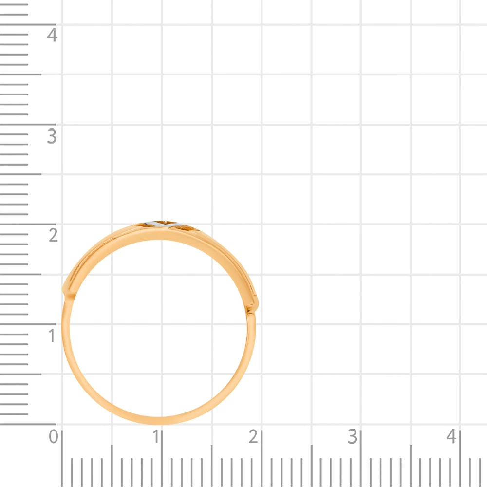 Кольцо из красного золота 375 пробы 3