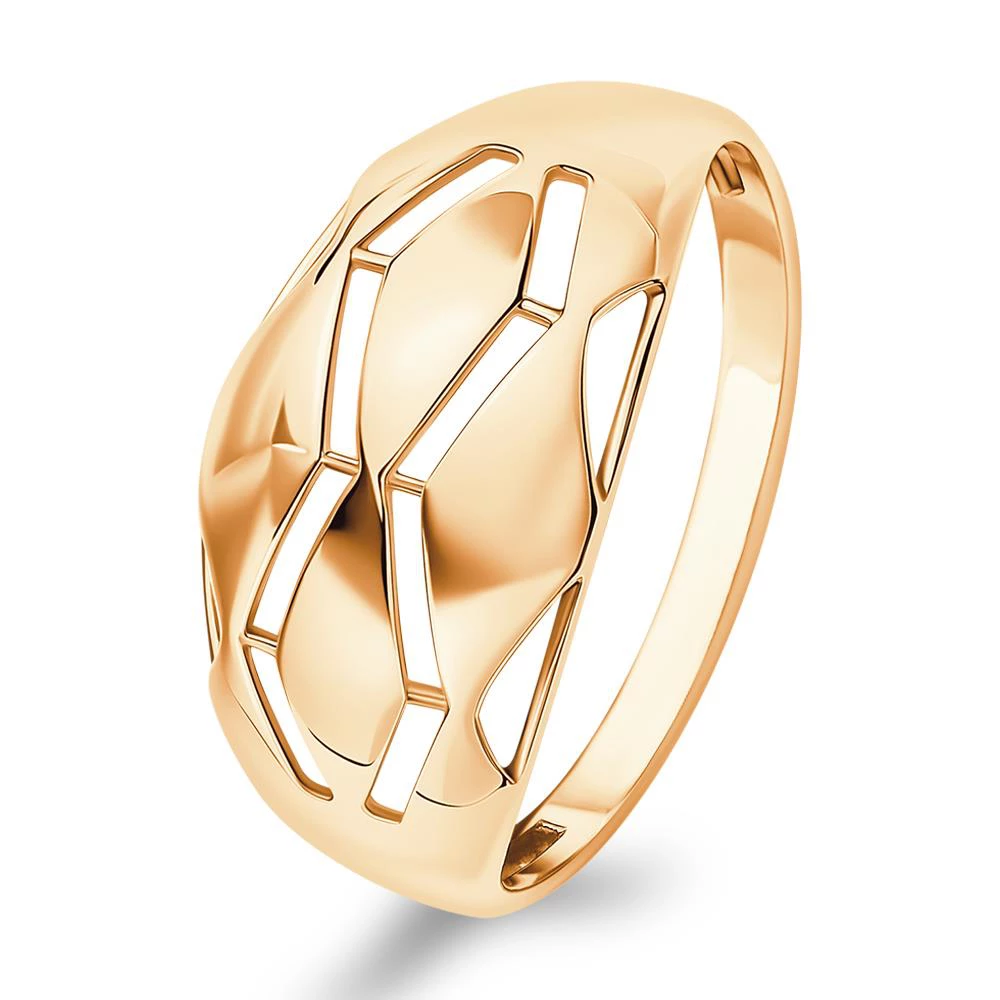 Кольцо из красного золота 585 пробы