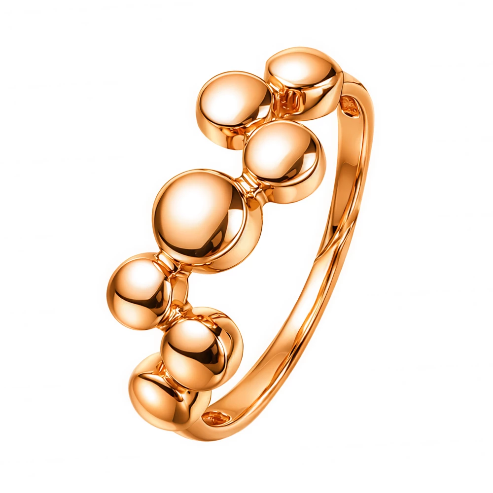 Кольцо из красного золота 375 пробы 2