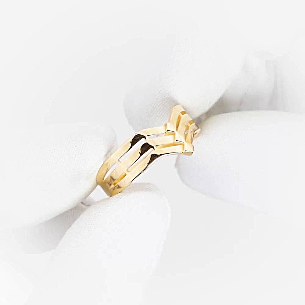 Кольцо из красного золота 585 пробы 1