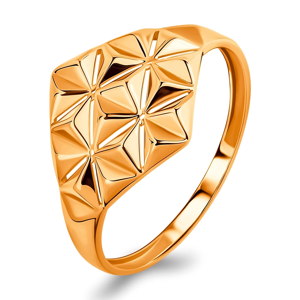 Кольцо из красного золота 585 пробы