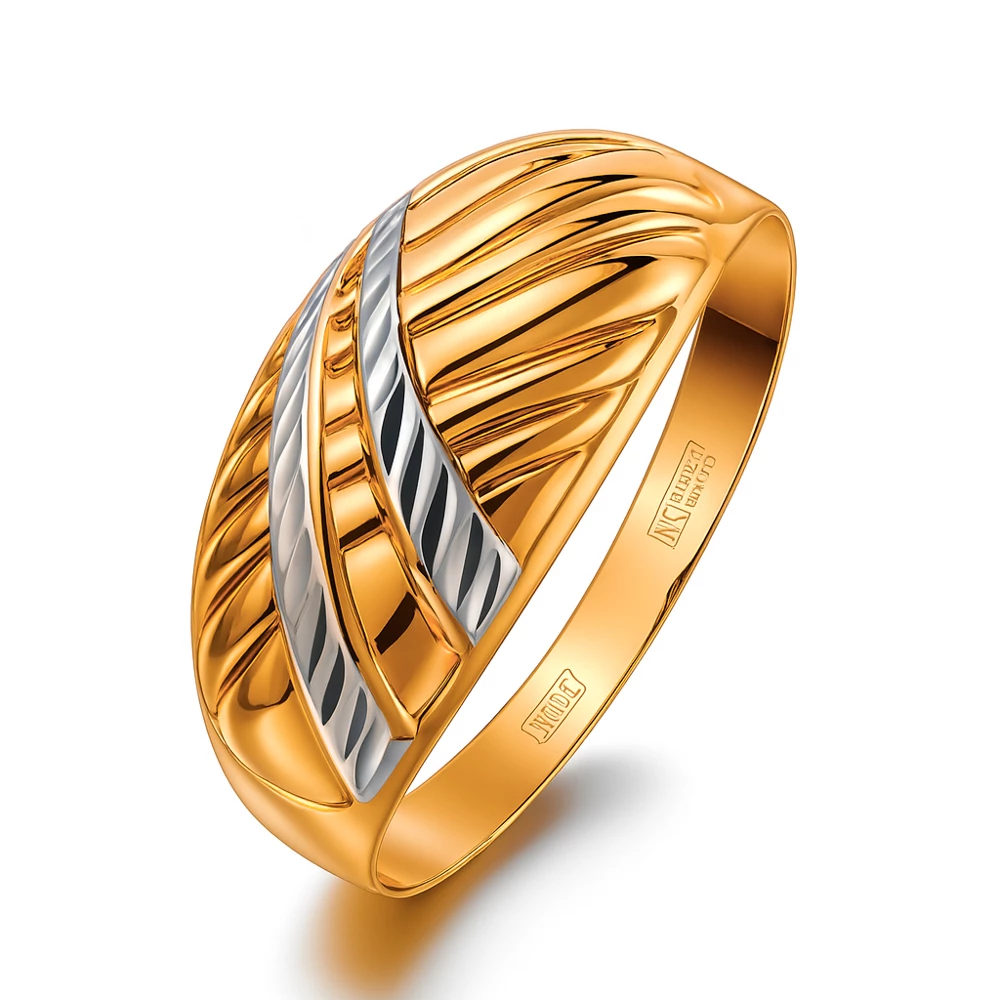 Кольцо из красного золота 585 пробы