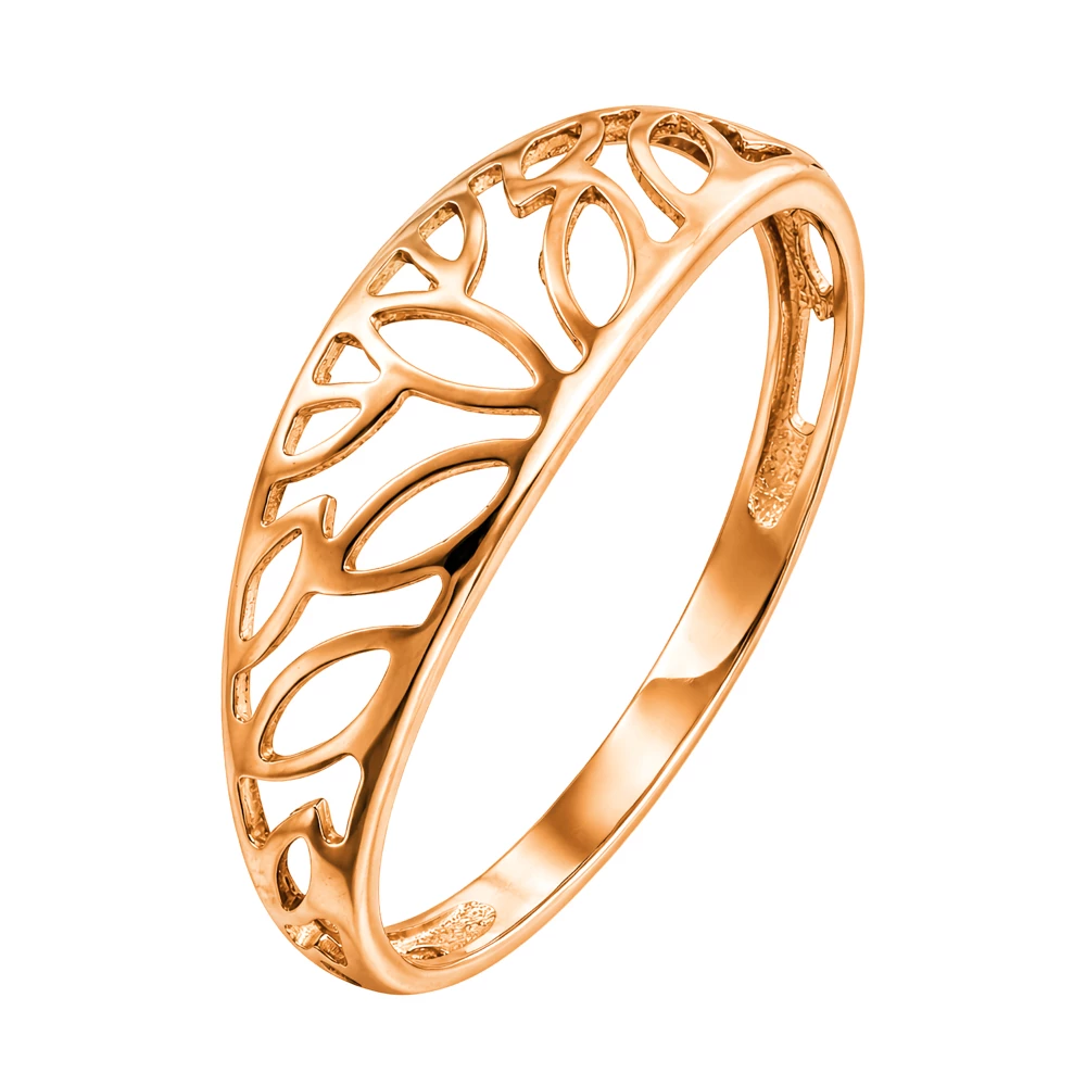 Кольцо из красного золота 585 пробы