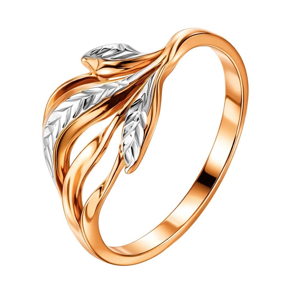 Кольцо из красного золота 375 пробы