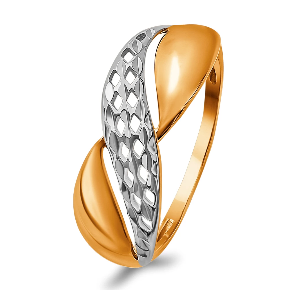 Кольцо из красного золота 375 пробы