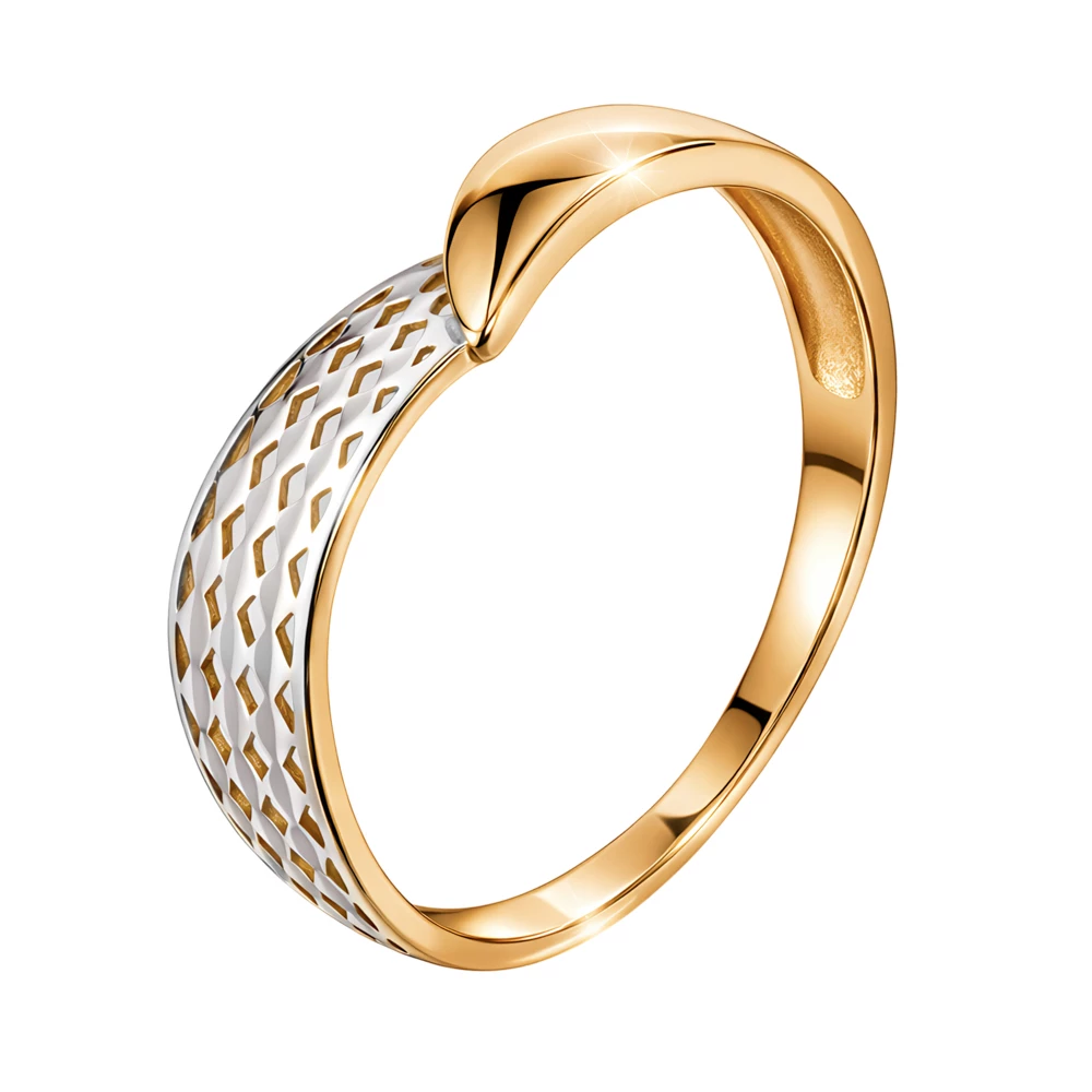 Кольцо из красного золота 375 пробы