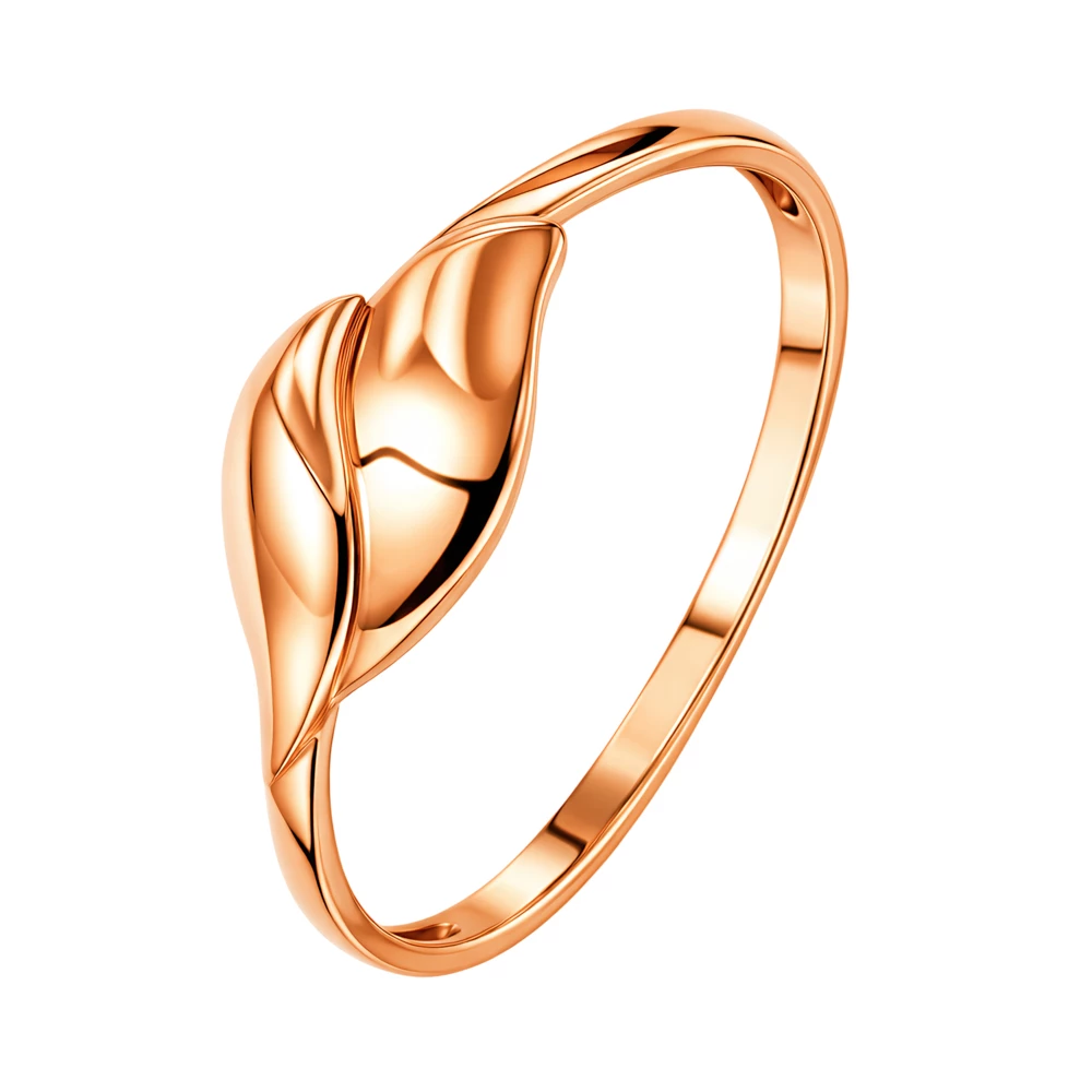 Кольцо из красного золота 375 пробы