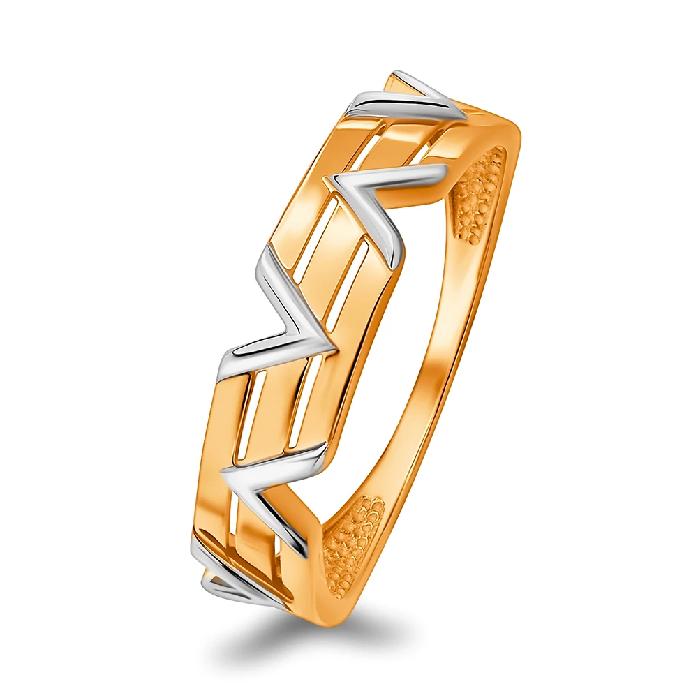 Кольцо из красного золота 375 пробы