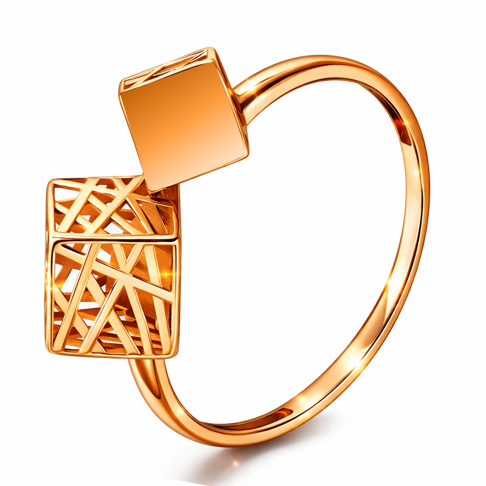 Кольцо из красного золота 585 пробы