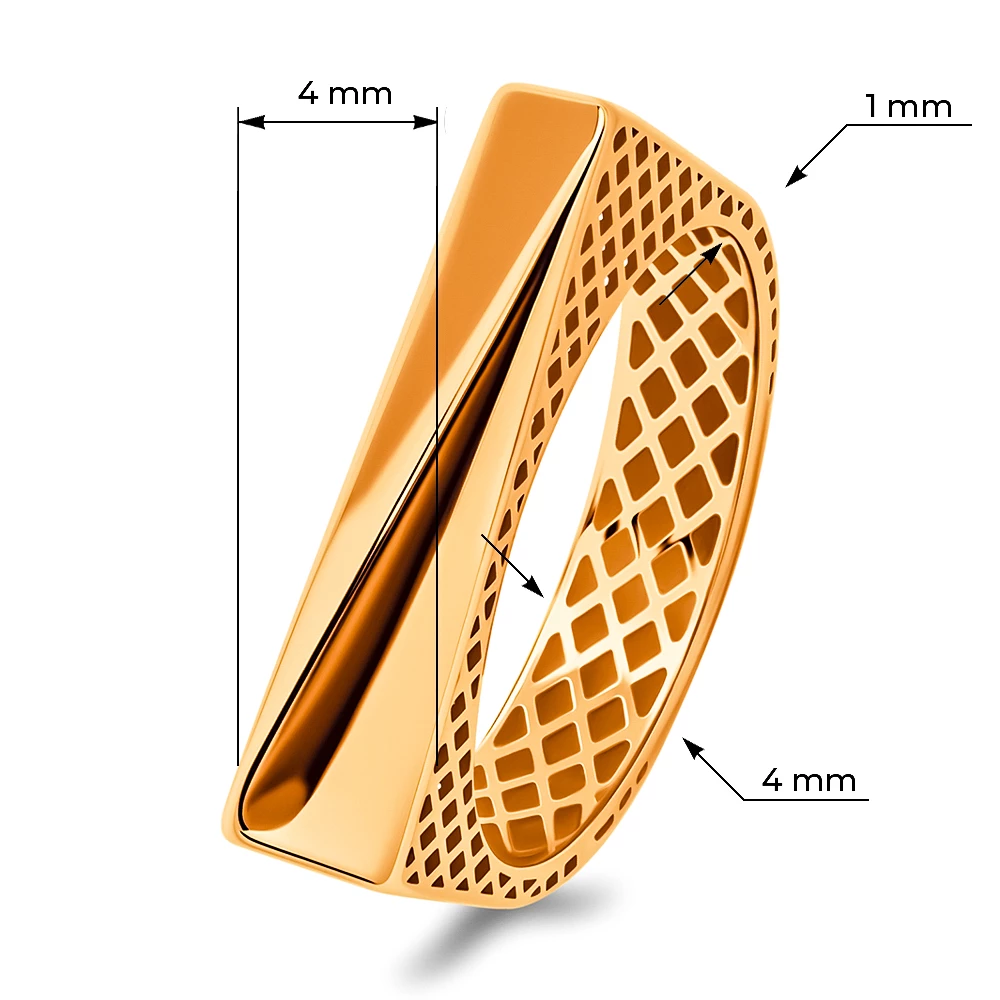 Кольцо из красного золота 585 пробы Кольцо из красного золота 585 пробы